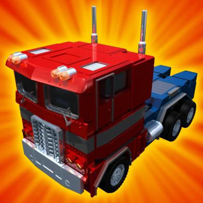 3D Model of Transforming Robot Toy - 3D Render 3